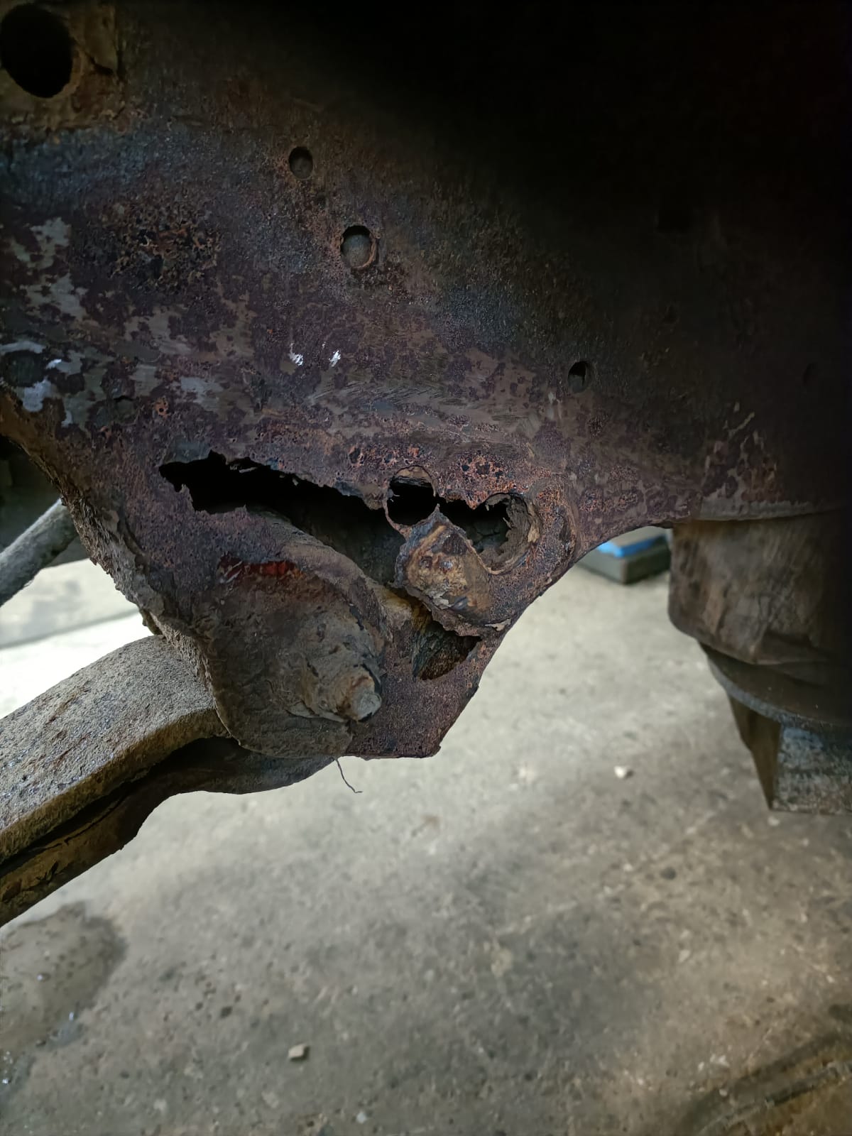 Further corrosion on longitudinal members
